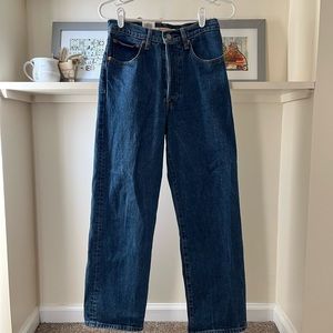 Levi Ribcage Straight Ankle Jeans